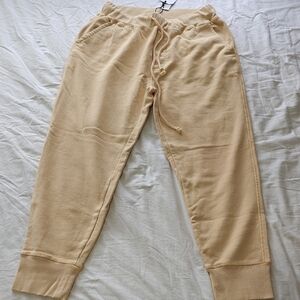 Drawstring Cotton Jogger Yellow NWT Sera By Joie Rucker Sz M Pants